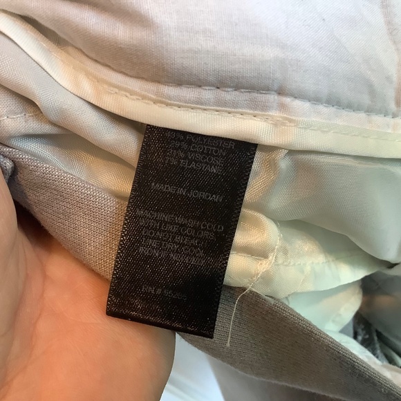 Express Editor Trouser Dress Pants Womens 6R Gray Stretch - Picture 7 of 7